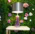Set Natural Crystal Amethyst Table Lamps